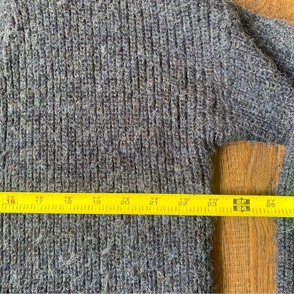 Free People Cloudy Day Oversized Grandpa Navy Cardigan V-neck SZ XS - Picture 4 of 11